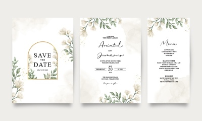Invitation & Wedding Card Templates #1, 41xAI Invitation & Wedding Card Templates #1, 41xAI