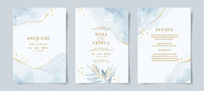 Invitation & Wedding Card Templates #1, 41xAI Invitation & Wedding Card Templates #1, 41xAI