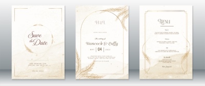 Invitation & Wedding Card Templates #1, 41xAI Invitation & Wedding Card Templates #1, 41xAI