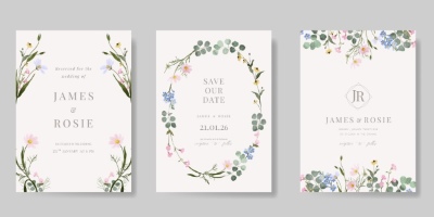Invitation & Wedding Card Templates #1, 41xAI Invitation & Wedding Card Templates #1, 41xAI