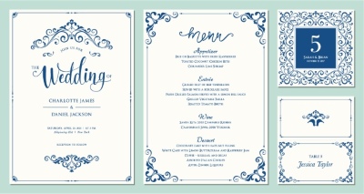 Invitation & Wedding Card Templates #2, 41xAI Invitation & Wedding Card Templates #2, 41xAI