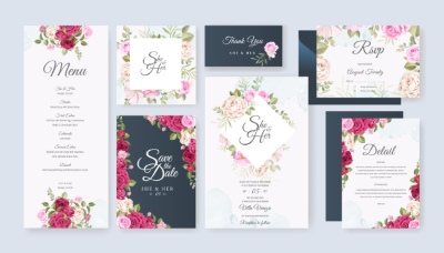 Invitation & Wedding Card Templates #2, 41xAI Invitation & Wedding Card Templates #2, 41xAI