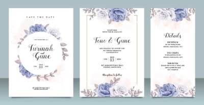 Invitation & Wedding Card Templates #2, 41xAI Invitation & Wedding Card Templates #2, 41xAI