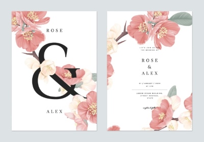 Invitation & Wedding Card Templates #2, 41xAI Invitation & Wedding Card Templates #2, 41xAI