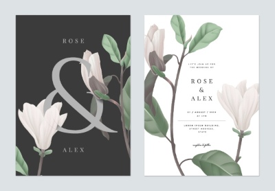 Invitation & Wedding Card Templates #2, 41xAI Invitation & Wedding Card Templates #2, 41xAI