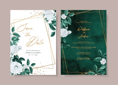 Invitation & Wedding Card Templates #2, 41xAI Invitation & Wedding Card Templates #2, 41xAI