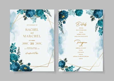 Invitation & Wedding Card Templates #2, 41xAI Invitation & Wedding Card Templates #2, 41xAI