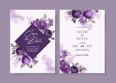 Invitation & Wedding Card Templates #2, 41xAI Invitation & Wedding Card Templates #2, 41xAI