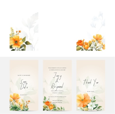 Invitation & Wedding Card Templates #2, 41xAI Invitation & Wedding Card Templates #2, 41xAI