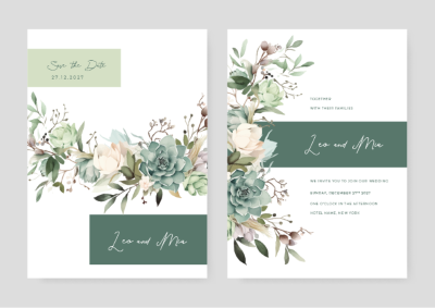 Invitation & Wedding Card Templates #2, 41xAI Invitation & Wedding Card Templates #2, 41xAI