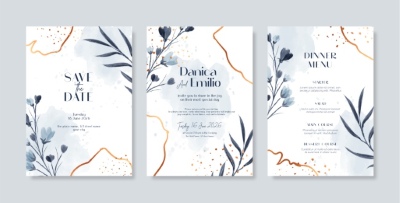 Invitation & Wedding Card Templates #2, 41xAI Invitation & Wedding Card Templates #2, 41xAI