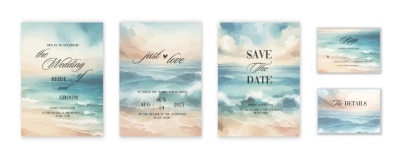 Invitation & Wedding Card Templates #2, 41xAI Invitation & Wedding Card Templates #2, 41xAI