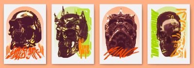 Techno Cyberpunk Style Hoodie & T-Shirt Designs 28xAI