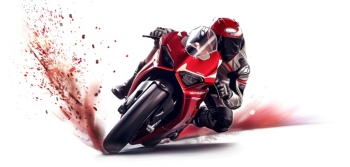 Speedy Motorbike Action Illustrations 19xAI