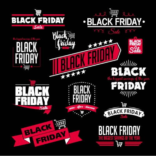 Black Friday Design Elements 25xAI