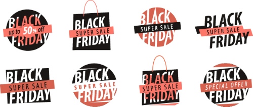 Black Friday Design Elements 25xAI