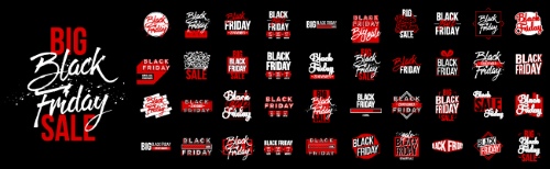 Black Friday Design Elements 25xAI