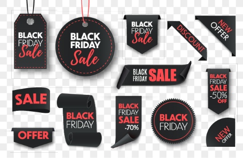 Black Friday Design Elements 25xAI