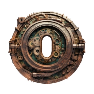 Steampunk Style Letters #1, 26xPNG Steampunk Style Letters #1, 26xPNG