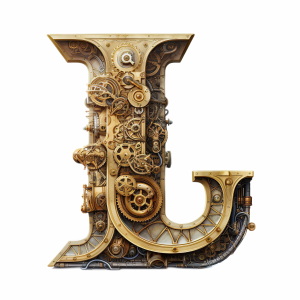 Steampunk Style Letters & Numbers #2, 39xPNG Steampunk Style Letters & Numbers #2, 39xPNG