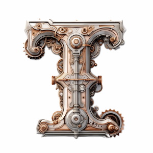 Steampunk Style Letters & Numbers #2, 39xPNG Steampunk Style Letters & Numbers #2, 39xPNG