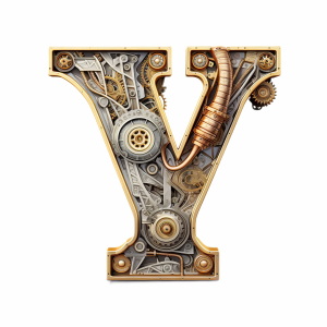 Steampunk Style Letters & Numbers #2, 39xPNG Steampunk Style Letters & Numbers #2, 39xPNG