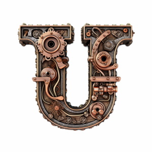 Steampunk Style Letters & Numbers #2, 39xPNG Steampunk Style Letters & Numbers #2, 39xPNG