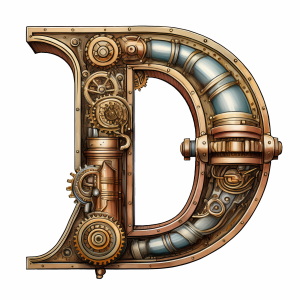 Steampunk Style Letters & Numbers #2, 39xPNG Steampunk Style Letters & Numbers #2, 39xPNG