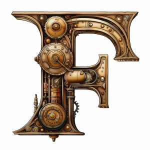 Steampunk Style Letters & Numbers #2, 39xPNG Steampunk Style Letters & Numbers #2, 39xPNG