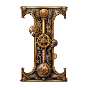 Steampunk Style Letters & Numbers #2, 39xPNG Steampunk Style Letters & Numbers #2, 39xPNG