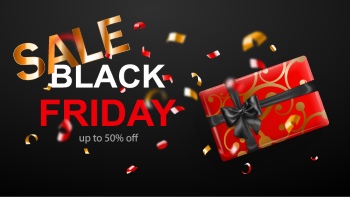 Black Friday Sale Backgrounds, Banners, Labels Collection 82xAI