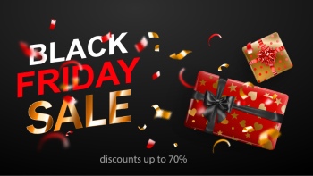 Black Friday Sale Backgrounds, Banners, Labels Collection 82xAI