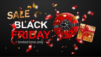 Black Friday Sale Backgrounds, Banners, Labels Collection 82xAI