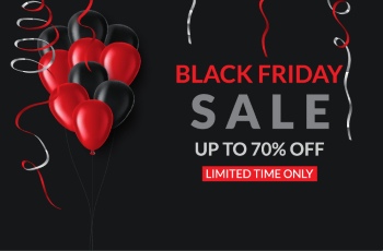 Black Friday Sale Backgrounds, Banners, Labels Collection 82xAI