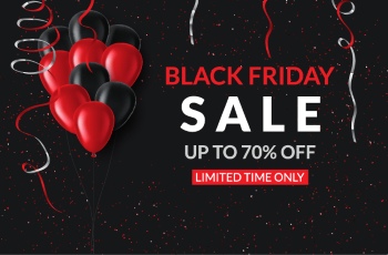 Black Friday Sale Backgrounds, Banners, Labels Collection 82xAI