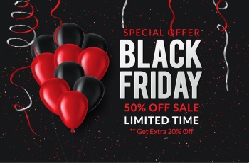 Black Friday Sale Backgrounds, Banners, Labels Collection 82xAI