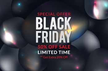 Black Friday Sale Backgrounds, Banners, Labels Collection 82xAI