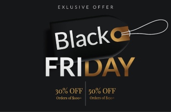 Black Friday Sale Backgrounds, Banners, Labels Collection 82xAI