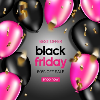 Black Friday Sale Backgrounds, Banners, Labels Collection 82xAI