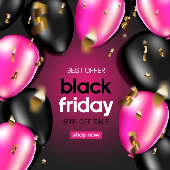 Black Friday Sale Backgrounds, Banners, Labels Collection 82xAI