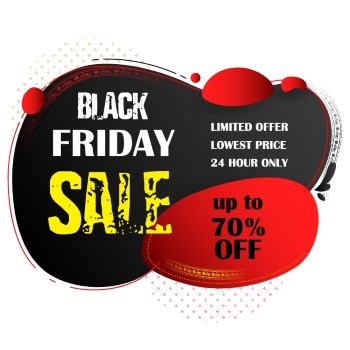 Black Friday Sale Backgrounds, Banners, Labels Collection 82xAI