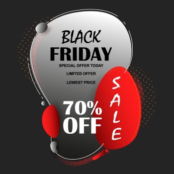 Black Friday Sale Backgrounds, Banners, Labels Collection 82xAI