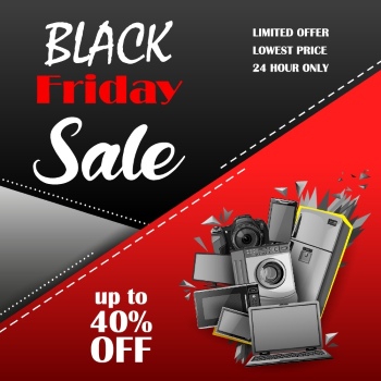 Black Friday Sale Backgrounds, Banners, Labels Collection 82xAI