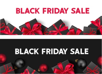 Black Friday Sale Backgrounds, Banners, Labels Collection 82xAI