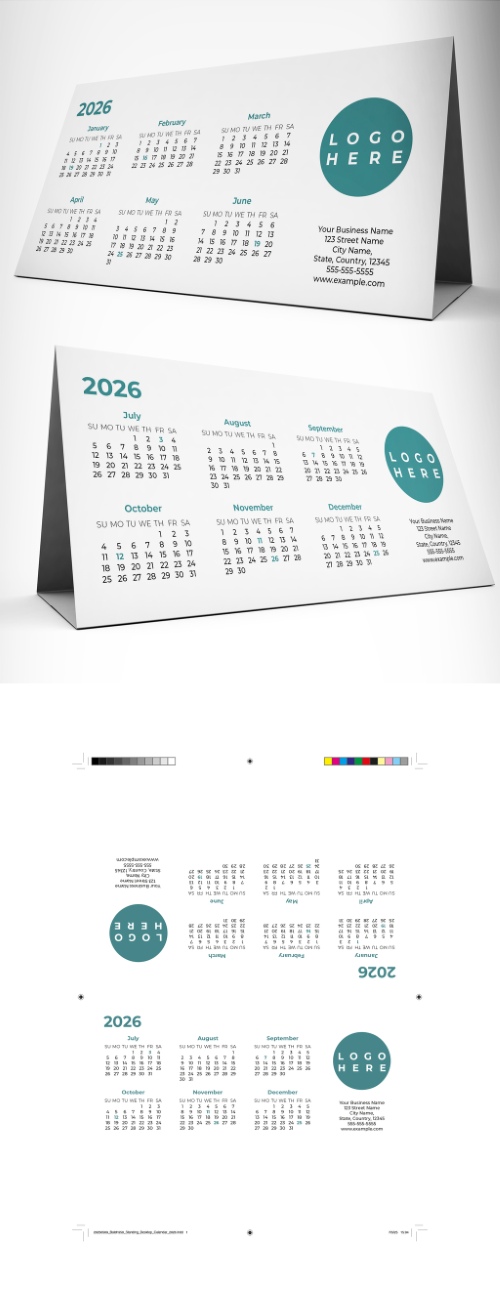 2026 InDesign Calendar Templates 51xINDD