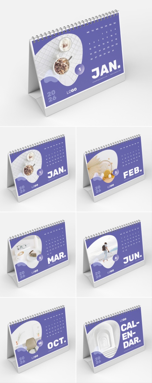 2026 InDesign Calendar Templates 51xINDD