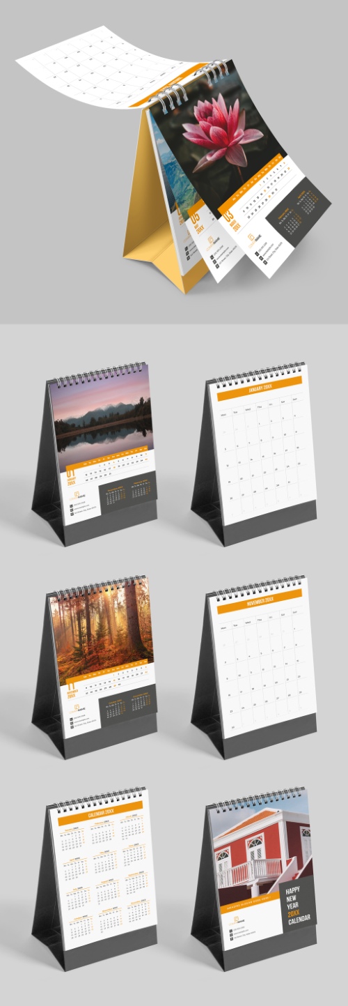 2026 InDesign Calendar Templates 51xINDD
