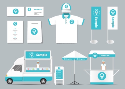 Food & Drink Identity Mock-Ups 28xAI