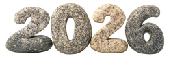New Year 2026 Transparent Numbers 25xPNG