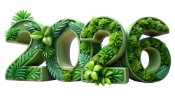 New Year 2026 Transparent Numbers 25xPNG